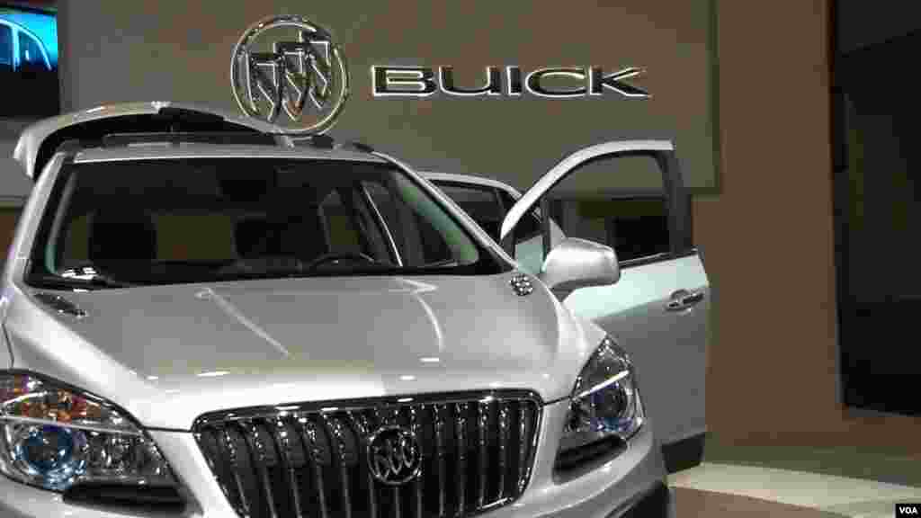 A new Buick on display at the Washington Auto Show