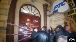 Protest "1 od 5 miliona" u Nišu, 29. marta 2019. (VOA)