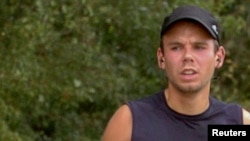 FILE - Andreas Lubitz ikut dalam half marathon Airportrace di Hamburg (13 September 2009).