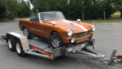 Charles Wilkinson purchased this Austin Healy Sprite for $600 to work on his auto repair skills.