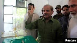 شەهباز شەریف کاندید و سەرۆکی پارتی موسلم لیگ