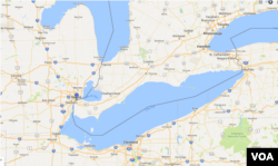 Detroit-Windsor border