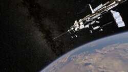 The Virtual Reality Universe Project (VIRUP), created by a team from the Swiss Federal Institute of Technology (EPFL) in Lausanne, Switzerland, depicts a detailed VR map of the universe. This image shows the International Space Station. (Image Courtesy: EPFL)