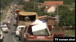 Arhiva - Prognani Srbi tokom akcije Oluja.