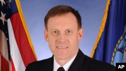 美国国家安全局(NSA)局长兼网络司令部司令迈克尔•罗杰斯海军上将（资料照）