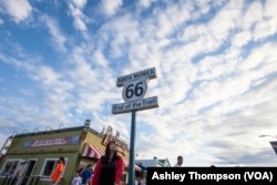 The western end of Route 66