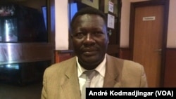 Brice Mbaimong Guedmbaye, président du MPTR, à N'Djamena, Tchad, le 6 juillet 2019. (VOA/André Kodmadjingar)