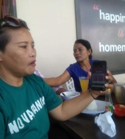 Belajar bersama aplikasi Her Venture. (Foto: JarPUK NTT)