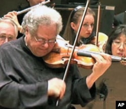Israeli-born musician Itzhak Perlman