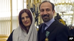 Eronlik kino ustasi Asqar Farhodiy rafiqasi Parisa bilan