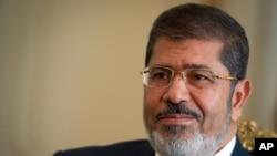 Mohamed Morsi, dans son palais à Heliopolis, le 7 oct. 2012
