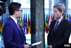 톰 말리노스키 미 국무부 민주주의·인권·노동담당 차관보가 7일 워싱턴 국무부 청사에서 VOA 김영권 기자와 인터뷰 했다.