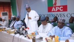 Shugaba Buhari A Taron Shugabannin Jam’iyyar APC Inda Ya Bayyana Niyyarsa Na Sake Neman Wa'adin Shugabanci