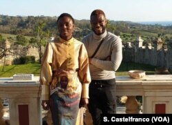 Favour Joseph with Wale Oyejide.