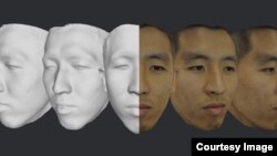 The Bellus3D face scanner uses AI to create a 3D model of your face.