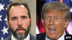 잭 스미스 특별검사(왼쪽), 도널드 트럼프 전 대통령(오른쪽)(자료사진)