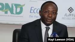 Eric Tamandja à Lomé, le 6 juin 2019. (VOA/Kayi Lawson)