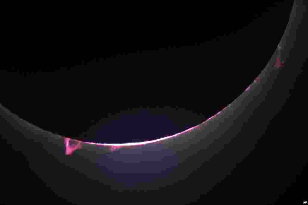 خورشیدگرفتگی کامل، ایالت اوهایو آمریکا، ۲۰ فروردین ۱۴۰۳