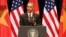 Tổng thống Obama đọc diễn văn tại Trung tâm Hội nghị Quốc gia tại Hà Nội, Việt Nam, ngày 24/5/2016.