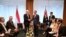 Presiden Joko Widodo dalam pertemuan bilateral dengan Perdana Menteri (PM) Australia Malcolm Turnbull di Hotel Steigenberger Hamburg,Jerman, Jumat (7/7). (Foto: Biro Pers Kepresidenan RI)