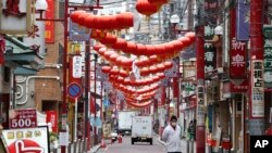  지난달 31일 일본 요코하마의 차이나타운이 신종 코로나바이러스 감염증(COVID-19) 확산 여파로 한산하다. 