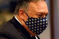 Menteri Luar Negeri AS Mike Pompeo di New York, AS, 20 Agustus 2020. (Foto: Reuters)