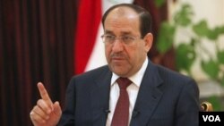 Perdana Menteri Irak Nouri al-Maliki bertemu dengan para pejabat di Mesir