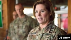 被提名出任美军南方司令部司令的陆军中将劳拉·理查森(Lt. General Laura Richardson)（美国陆军资料照）