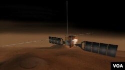 Mars Express, pesawat antariksa Eropa yang mengorbit Mars (foto: dok). Rusia bergabung dengan Eropa dalam misi mempelajari tanda-tanda kehidupan di sana.
