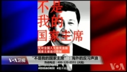 时事大家谈：“不是我的国家主席”，海外的反习声浪