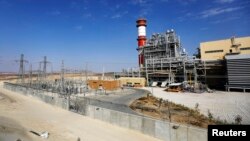 FILE - OPC Rotem, Israel's biggest private power plant that runs on gas from the Tamar field, is located in Mishor Rotem industrial area, southern Negev desert, Israel. 