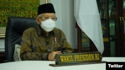 Wapres RI KH. Ma'ruf Amin (Foto: Twitter/@Kiyai_MarufAmin)