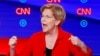 La sénatrice américaine Elizabeth Warren, lors de du deuxième débat des démocrates à Détroit, Michigan, le 30 juillet 2019.
