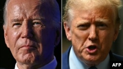 Džo Bajden i Donald Tramp (Foto: AFP/Brendan Smialowski and Angela Weiss)