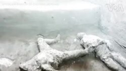 An gano kasusuwan abin da ake zaton wani attajiri ne da bawansa da ke tserewa daga dutse mai aman wuta na Vesuvius bayan kusan shekaru 2,000