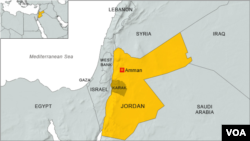 Map of Jordan
