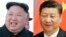 From left, North Korea leader Kim Jong Un and Chinese President Xi Jinping.