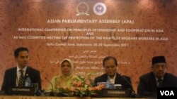 Konferensi Parlemen Asia di Solo (29/9).