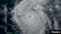 ภาพเฮอร์ริเคนเบอริล บริเวณทะเลเเคริบเบียน 1 ก.ค. 2024