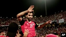 Le footballeur égyptien Mohamed Salah, Alexandrie, Egypte, 8 octobre 2017.