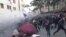 Georgian police used water cannons and tear gas to disperse protesters outside the parliament building in Tbilisi. The crowd was demanding early elections after lawmakers rejected changes to Georgia's electoral system.
