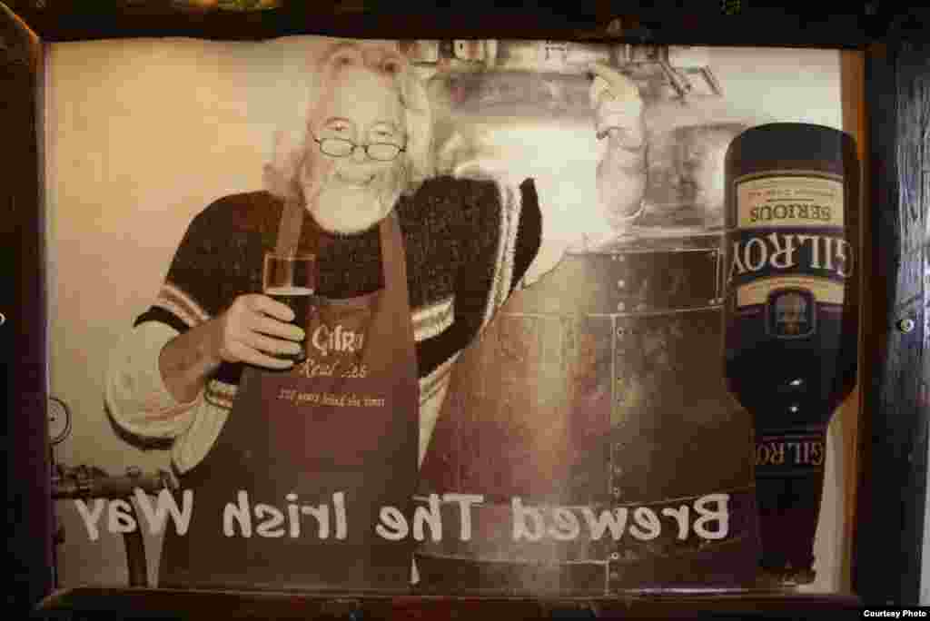 Craft brewing pioneer Steve Gilroy posed for an ad for his premier &lsquo;Serious&rsquo; ale at his microbrewery outside of Johannesburg. (Photo Credit: Darren Taylor)