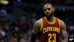 Lebron James lors d'un match de la NBA.