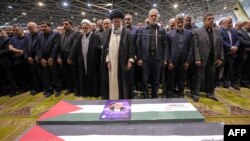 ስነ-ስርዓት ምፍናው ሬሳ መራሒ ሓማስ እሽማዕIል ሃነየ ኣብ ኢራን