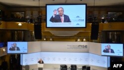 អគ្គលេខាធិការ​អង្គការ​សហប្រជាជាតិ​លោក António Guterres ថ្លែង​សុន្ទរកថា​នៅ​ក្នុង​សន្និសីទ​សន្តិសុខ Munich លើក​ទី៥៤ កាលពិ ថ្ងៃទី១៦ ខែកុម្ភៈ ឆ្នាំ២០១៨ នៅ​ក្នុង​ក្រុង Munich ប្រទេស​អាល្លឺម៉ង់។