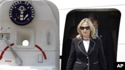 Menlu AS Hillary Rodham Clinton tiba di Kolkata, India (6/5).