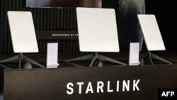 Starlink satellite antennas