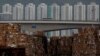 Tons of waste paper to be shipped to mainland China are piled up at a dock in Hong Kong, China, Sept. 15, 2017. 