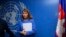 U.N. Special Rapporteur on Human Rights in Cambodia Rhona Smith attends a press conference at her office in Phnom Penh, Cambodia, Thursday, May 9, 2019. Smith is on her last two weeks mission to Cambodia. (AP Photo/Heng Sinith)
