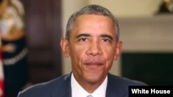 Predsednik Obama drži redovni nedeljni govor naciji